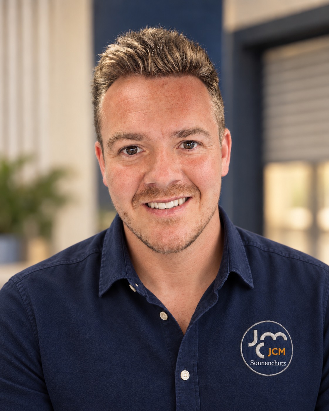 Jonas Muth, Inhaber von JCM Rollladen & Sonnenschutz in Eschborn
